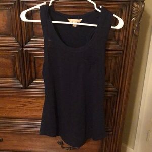 Banana republic navy racer back tank